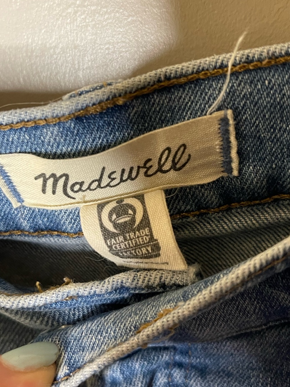 Madewell The Perfect Vintage Straight Leg Jeans Sz 30 - Picture 5 of 8